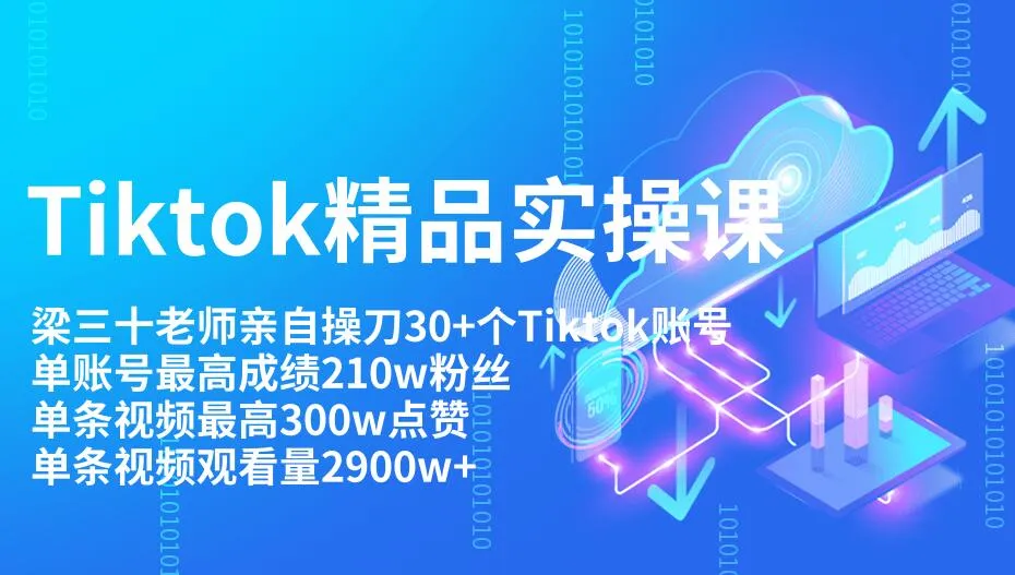 精通TikTok运营：实战打造*万粉丝账号-网赚项目