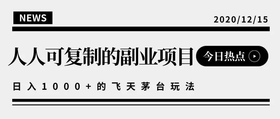 人可复制副业项目月增*万：揭秘茅台玩法，手把手教你轻松赚钱！-网赚项目