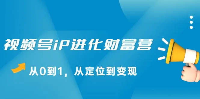 视频号变现秘籍：从0到1打造*万视频号大咖的财富之路-网赚项目