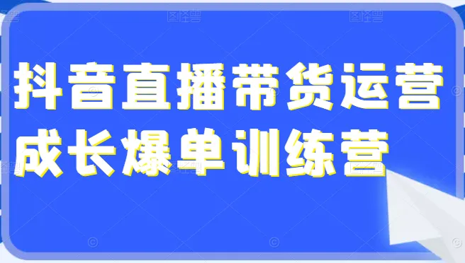 超值直播带货营-网赚项目