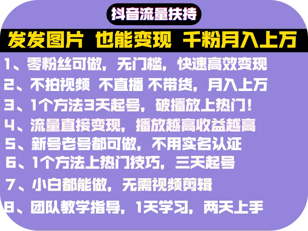 抖音实战攻略：*元收入从零开始-网赚项目