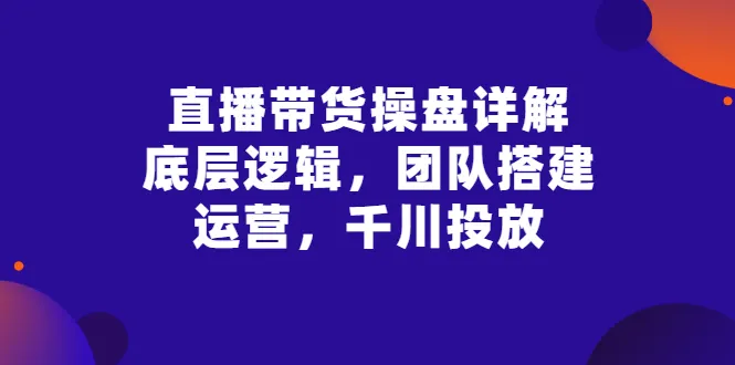 抖音电商实战攻略：掌握核心玩法，打造专业团队，精准营销推广-网赚项目