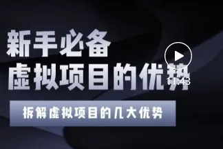 掌握虚拟项目优势，零基础打造月增上万虚拟店铺！详解5大利器-网赚项目