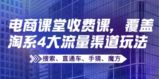 淘金指南淘宝直播 短视频，打造一站式电商解决方案-网赚项目