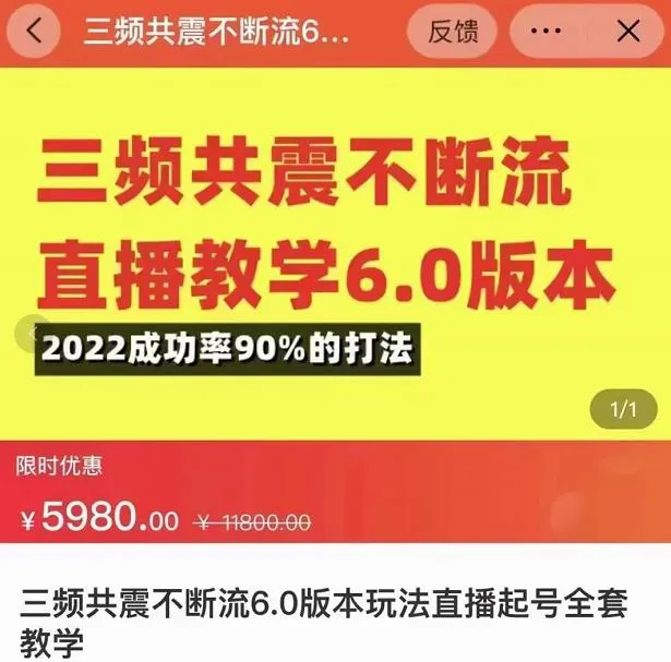 解锁直播赚钱新技能：三频共振不断流直播教学6.0版本详解-网赚项目