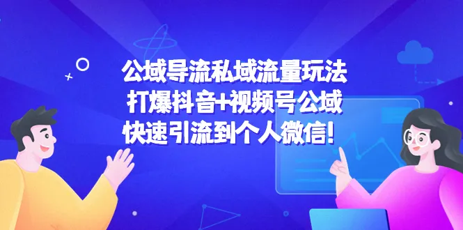 揭秘公域转私域新战略：抖音与视频号引爆个人微信流量！-网赚项目