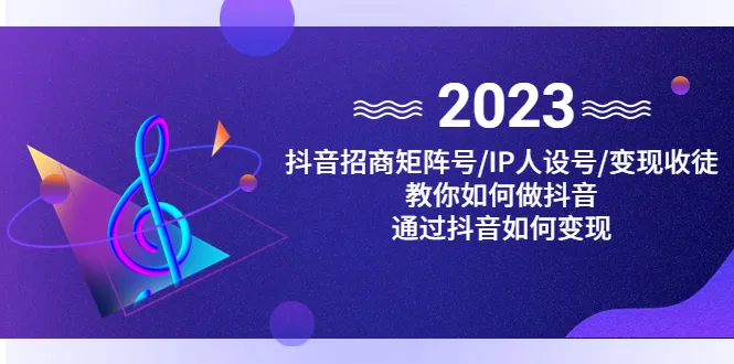 掌握抖音变现秘籍：打造IP人设，实现短视频赚钱计划-网赚项目