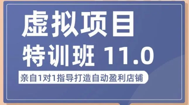 零成本打造自动盈利的虚拟店铺：从0到精通-网赚项目