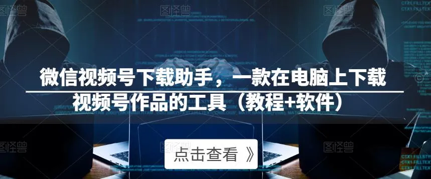 探索微信视频号下载助手：解锁电脑端视频号作品下载新技能！-网赚项目