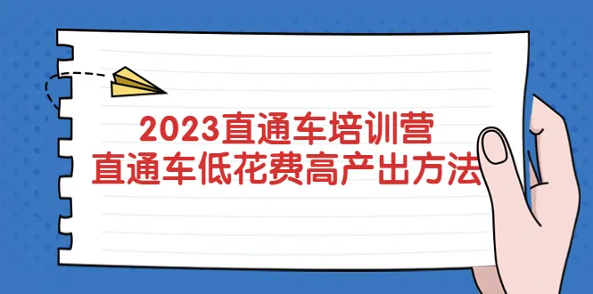 揭秘2023直通车的低成本高效益策略：如何实现利润最大化-网赚项目