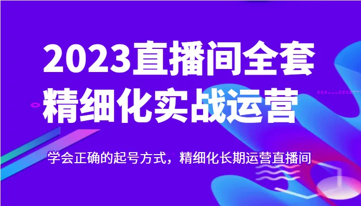 2023直播实操：起名技巧与运营策略-网赚项目