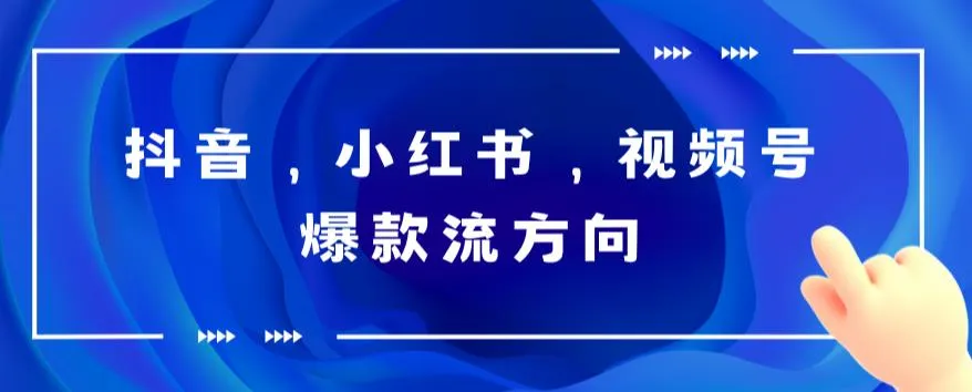 小红书、抖音、视频号短视频制作秘籍：轻松获取海量流量-网赚项目