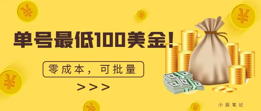 Instagram高粉账号项目：零成本赚钱秘籍揭秘，单号最低100美金起，小白也能轻松操作！-网赚项目