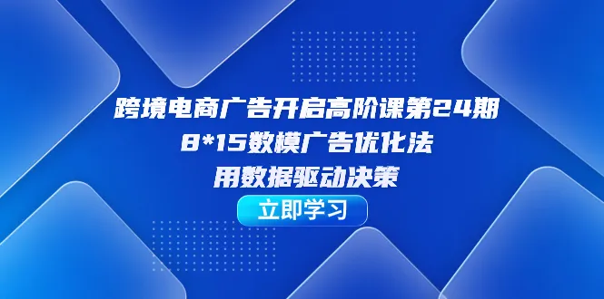 跨境电商广告优化：高效课程助力数字营销-网赚项目