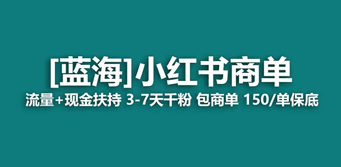 探秘2023最强蓝海项目：小红书商单流量 现金扶持，千粉速成长，长期稳定！-网赚项目