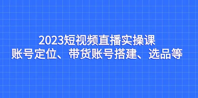 掌握直播赚钱的实操技巧：2023年短视频直播实操课详解-网赚项目