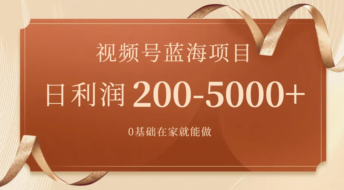 掌握视频号直播新玩法，实现零基础创业，轻松增加收入【附266G资料】-网赚项目