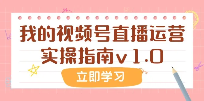 视频号直播运营实操指南：精细运营解析与实用经验分享-网赚项目