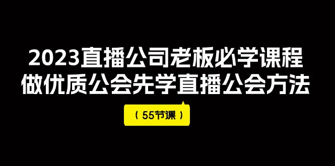 2023直播公司经营全攻略，解锁成功运营秘籍！-网赚项目