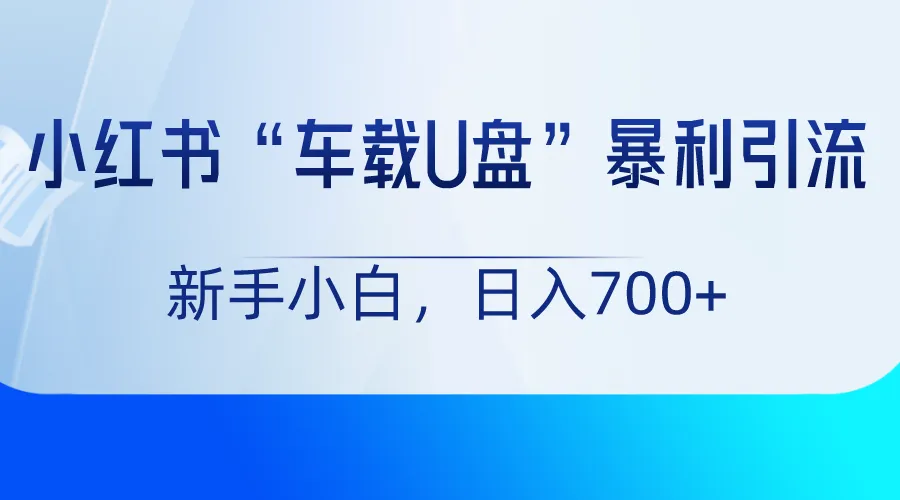 小红书音乐号项目：轻松增收钱方法揭秘，暴利引流新契机！-网赚项目