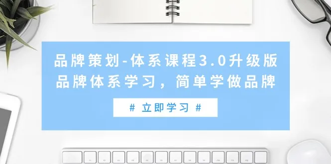 打造品牌认知体系：从战略到实战，全面提升品牌竞争力-网赚项目