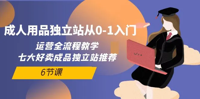 成人用品电商启航：从0到1打造独立站全流程指南-网赚项目