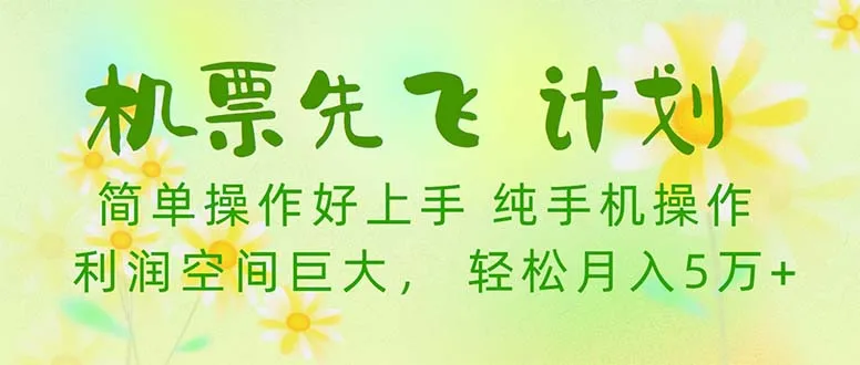 创新赚钱模式揭秘：用里程积分兑换机票，月收入更多 ，纯手机操作！-网赚项目