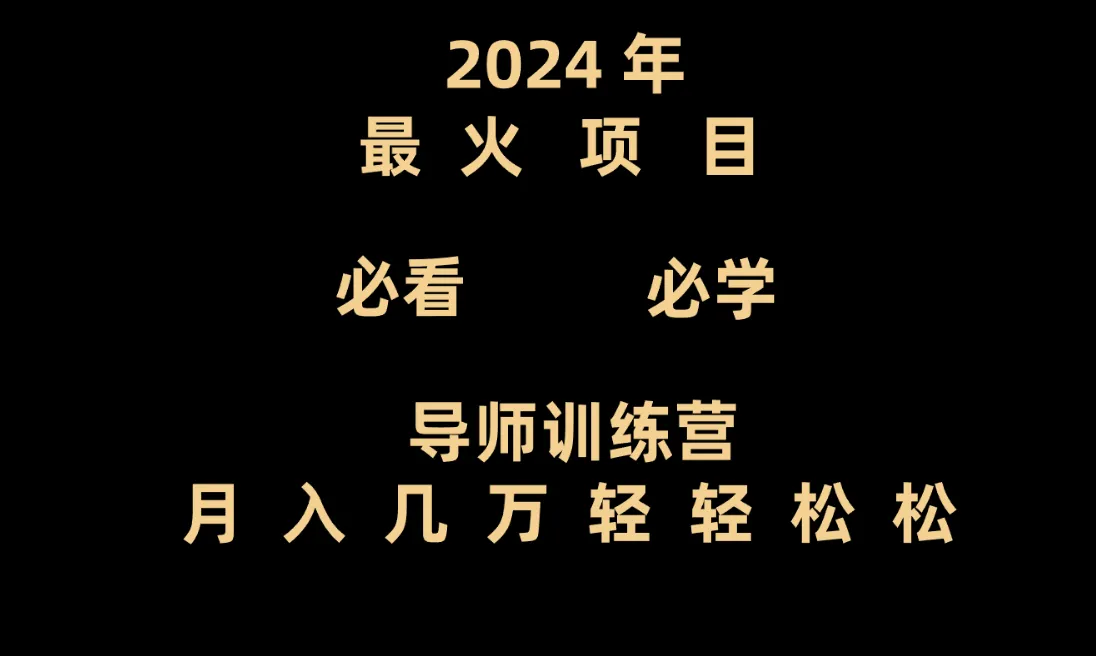 卖项目实战指南：打造互联网创业新机遇-网赚项目