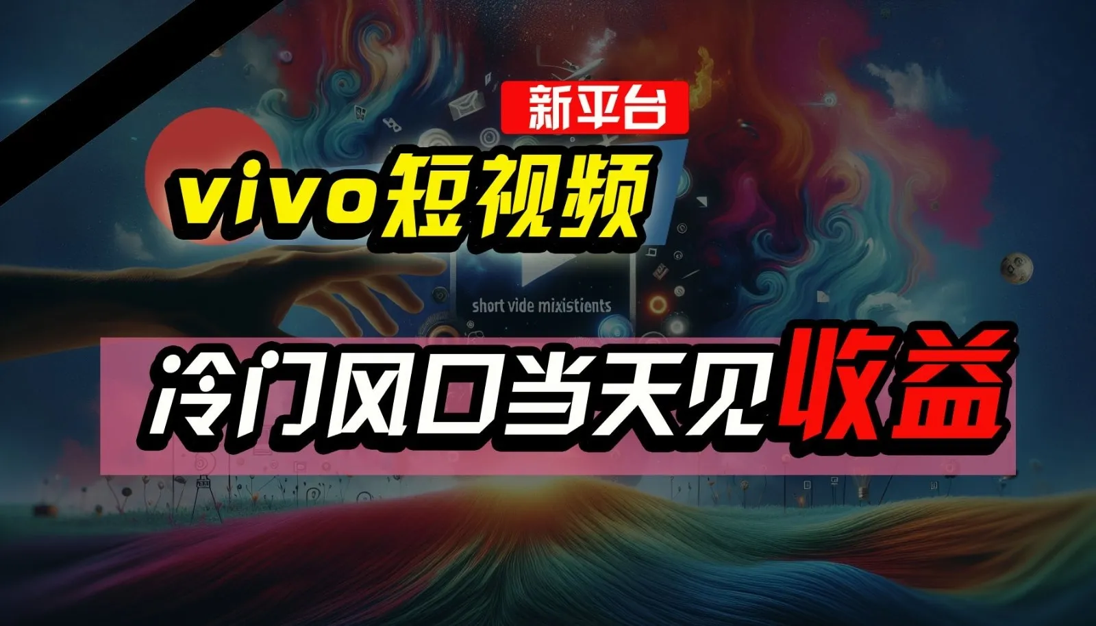 探索全新创作者平台：vivo短视频创作指南-网赚项目