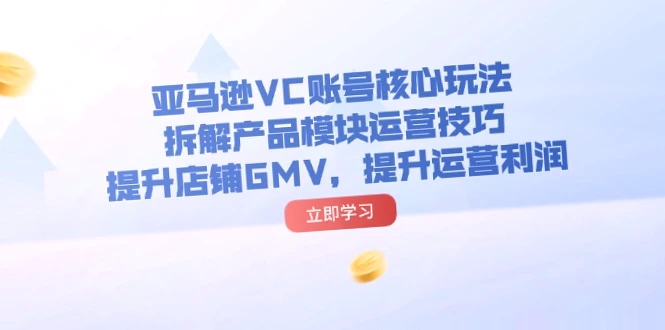 如何提升亚马逊VC账号运营效益：核心玩法与模块拆解